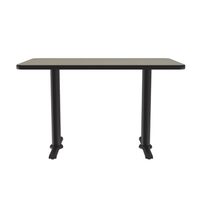 Majestic Office Furniture Deluxe High-Pressure Cafe and Breakroom Table with Cast Iron Base