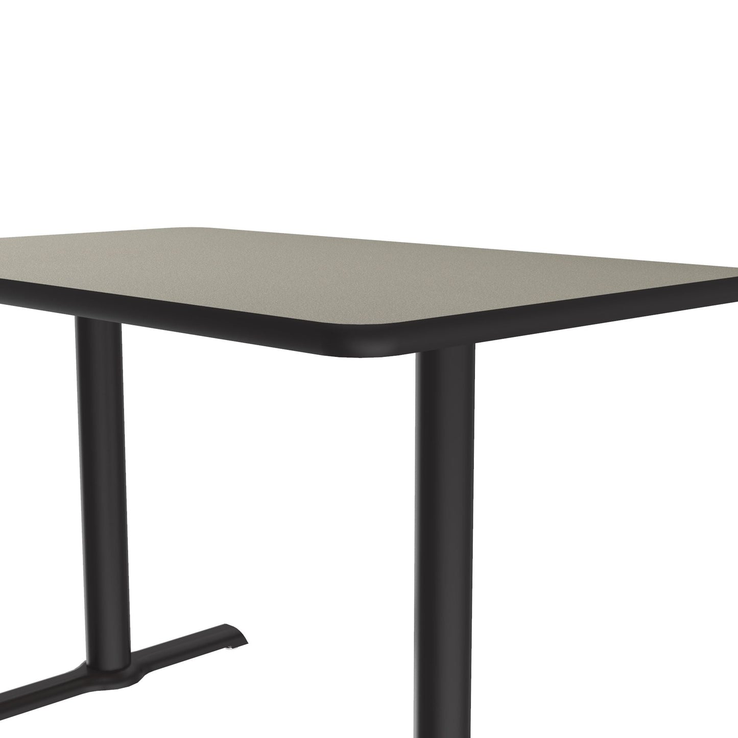 Majestic Office Furniture Deluxe High-Pressure Cafe and Breakroom Table with Cast Iron Base