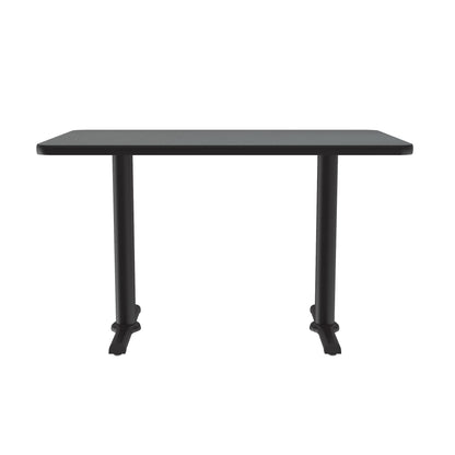 Majestic Office Furniture Deluxe High-Pressure Cafe and Breakroom Table with Cast Iron Base