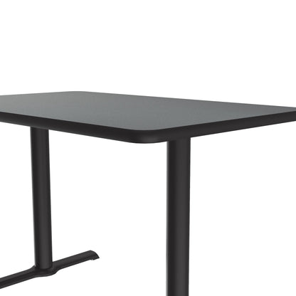 Majestic Office Furniture Deluxe High-Pressure Cafe and Breakroom Table with Cast Iron Base