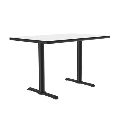 Majestic Office Furniture Markerboard-Dry Erase High Pressure Top Cafe and Breakroom Table with Cast Iron Base
