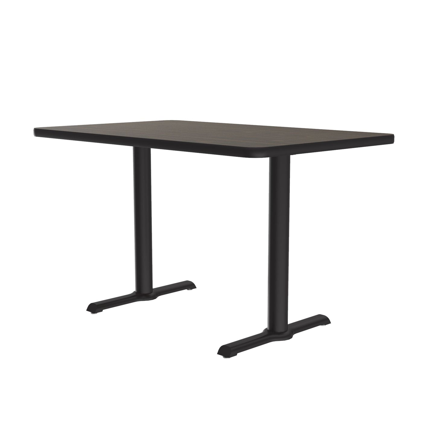 Majestic Office Furniture Commercial Laminate Cafe and Breakroom Table with Cast Iron Base