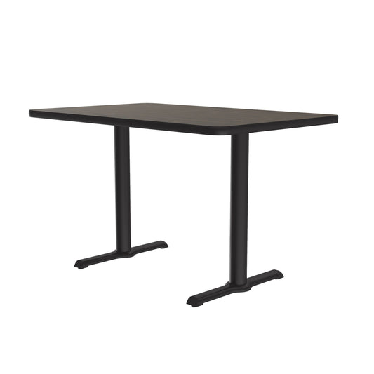 Majestic Office Furniture Commercial Laminate Cafe and Breakroom Table with Cast Iron Base