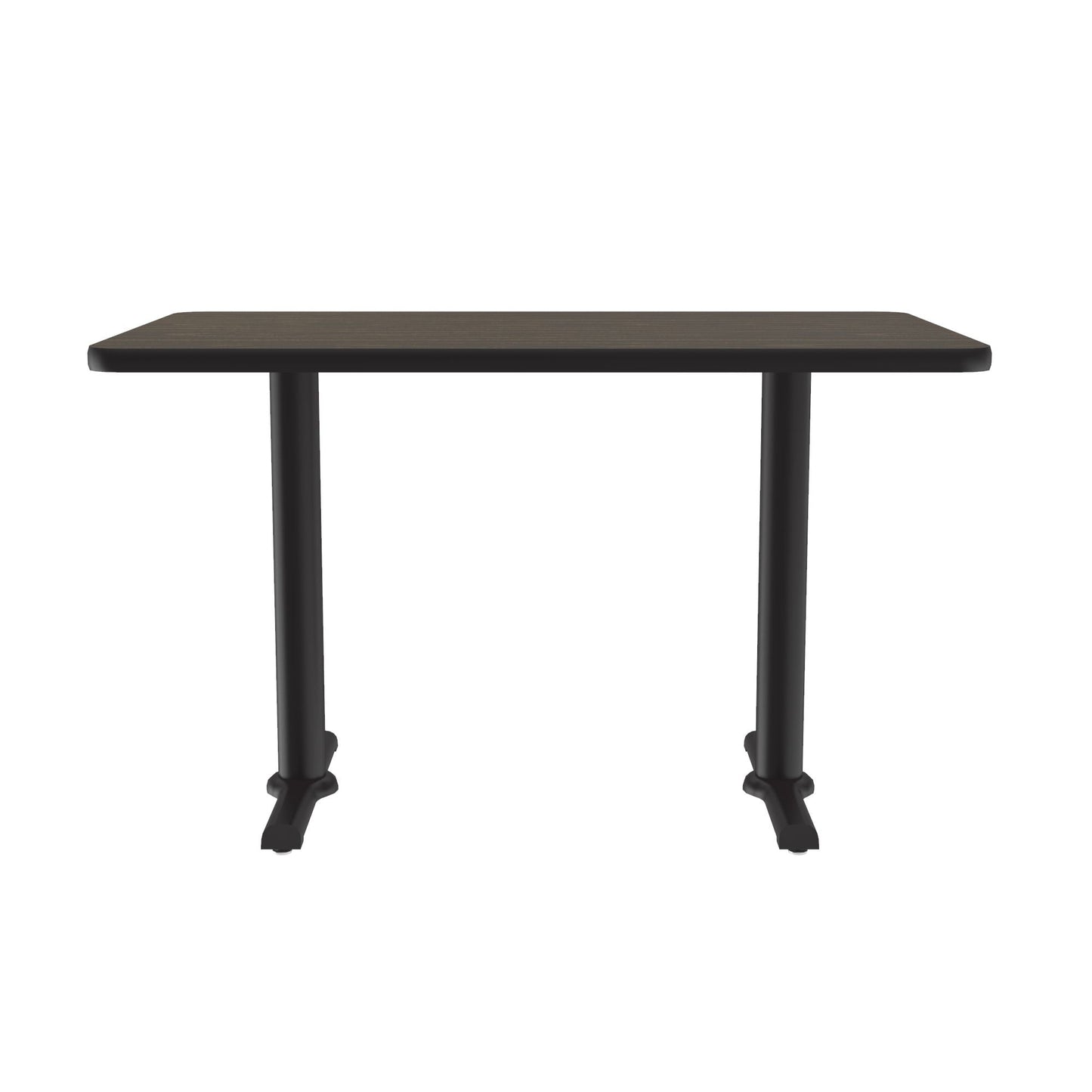 Majestic Office Furniture Commercial Laminate Cafe and Breakroom Table with Cast Iron Base