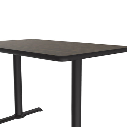 Majestic Office Furniture Commercial Laminate Cafe and Breakroom Table with Cast Iron Base
