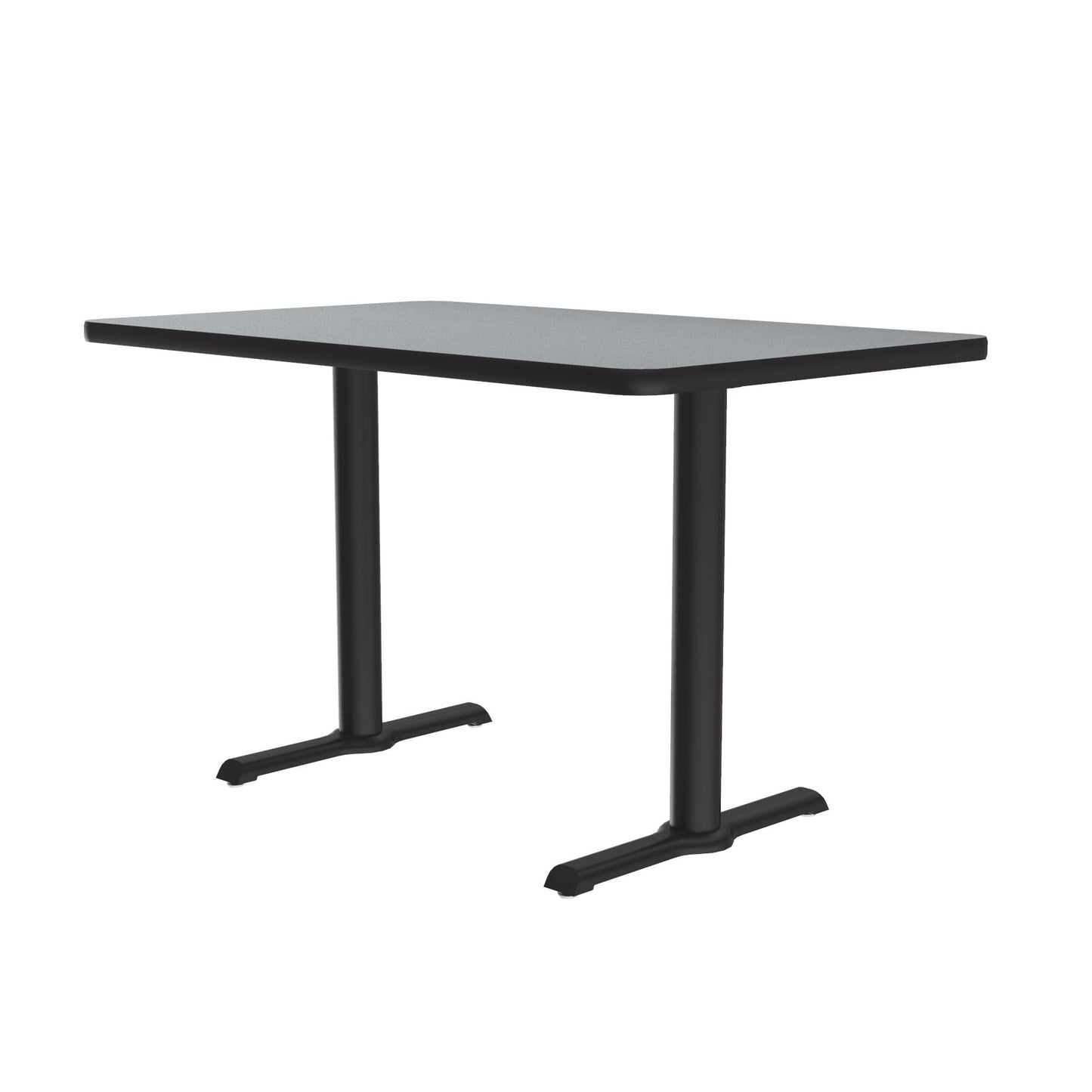 Majestic Office Furniture Commercial Laminate Cafe and Breakroom Table with Cast Iron Base