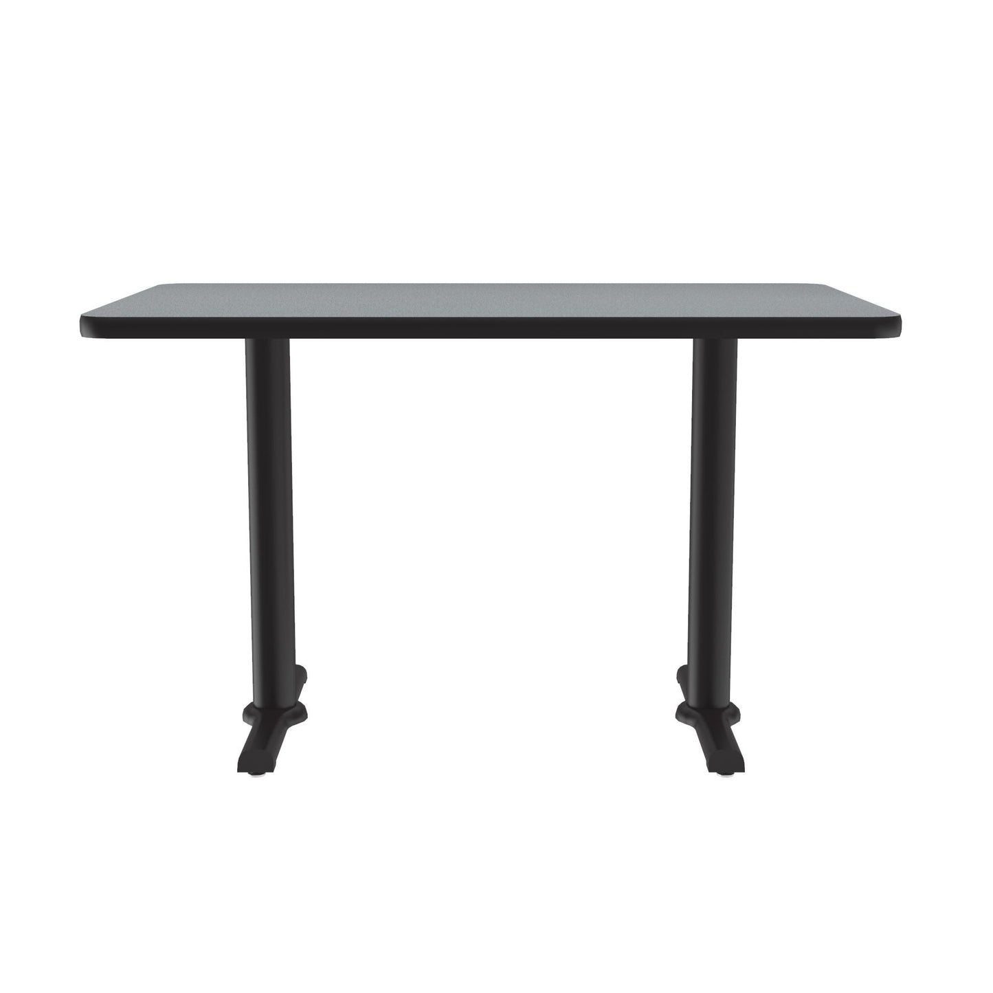 Majestic Office Furniture Commercial Laminate Cafe and Breakroom Table with Cast Iron Base