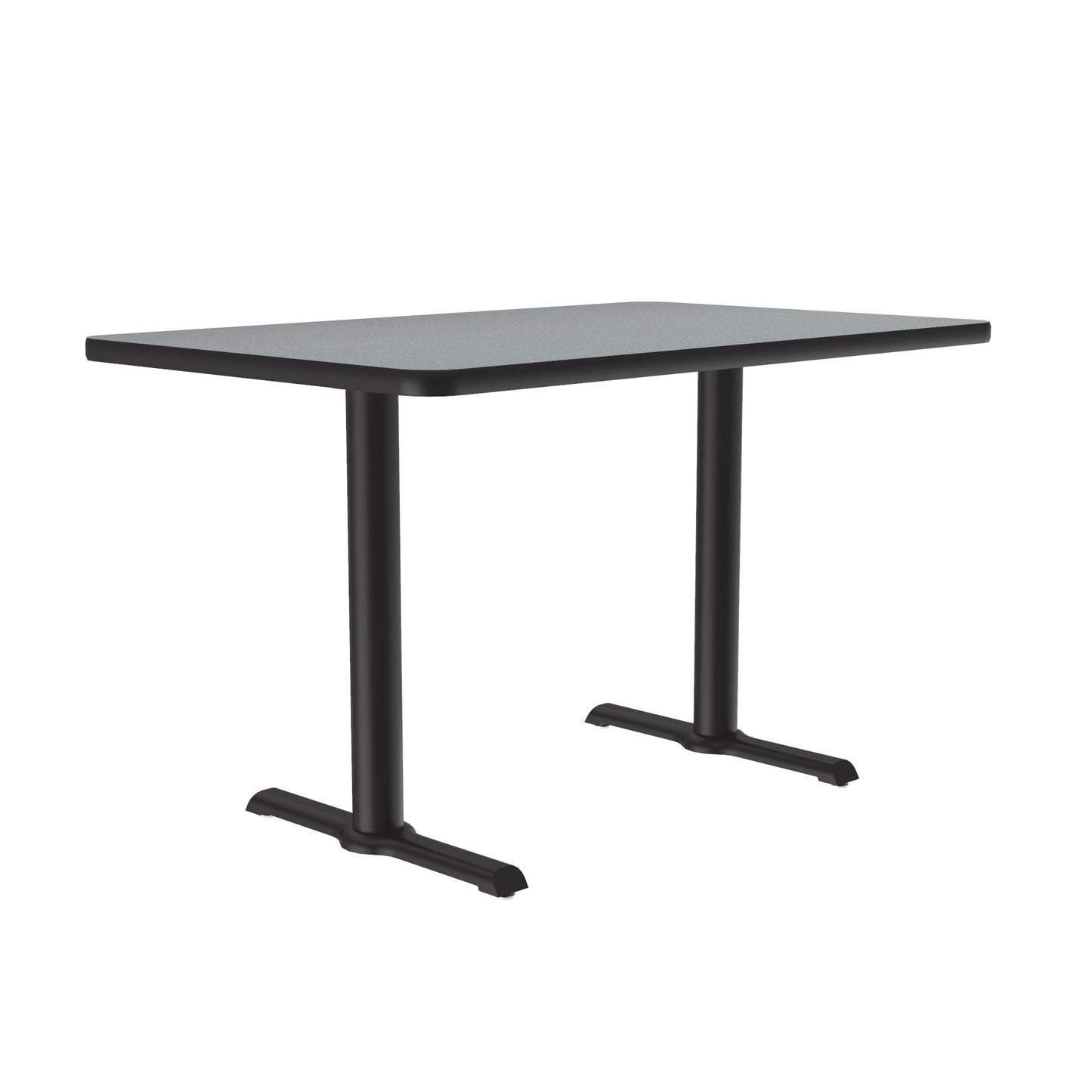 Majestic Office Furniture Commercial Laminate Cafe and Breakroom Table with Cast Iron Base