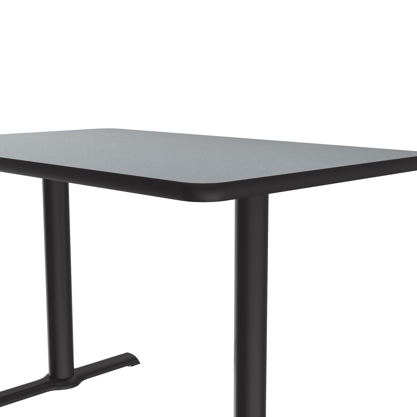 Majestic Office Furniture Commercial Laminate Cafe and Breakroom Table with Cast Iron Base