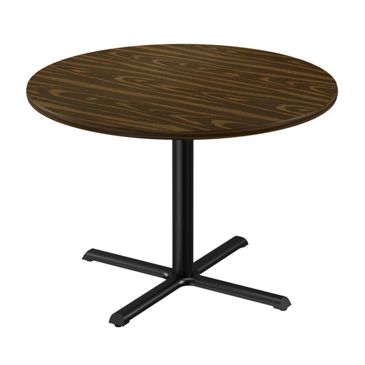 Majestic Office Furniture Bar Stool or Standing Height Deluxe High-Pressure Cafe and Breakroom Table with Cast Iron Base
