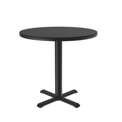 Majestic Office Furniture Deluxe High-Pressure Cafe and Breakroom Table with Cast Iron Base