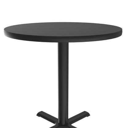 Majestic Office Furniture Deluxe High-Pressure Cafe and Breakroom Table with Cast Iron Base