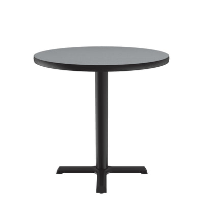 Majestic Office Furniture Deluxe High-Pressure Cafe and Breakroom Table with Cast Iron Base