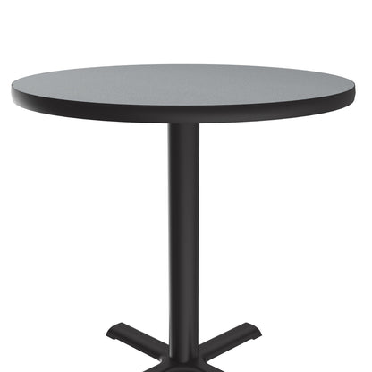 Majestic Office Furniture Deluxe High-Pressure Cafe and Breakroom Table with Cast Iron Base