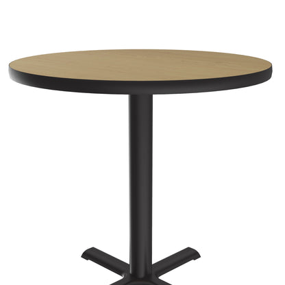 Majestic Office Furniture Deluxe High-Pressure Cafe and Breakroom Table with Cast Iron Base