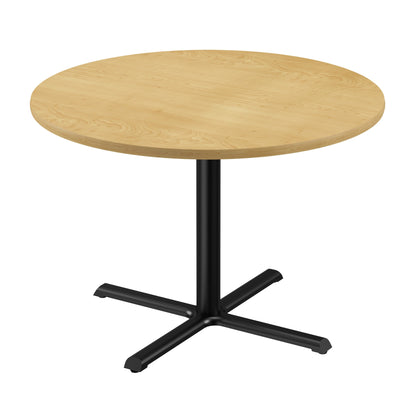 Majestic Office Furniture Bar Stool or Standing Height Deluxe High-Pressure Cafe and Breakroom Table with Cast Iron Base
