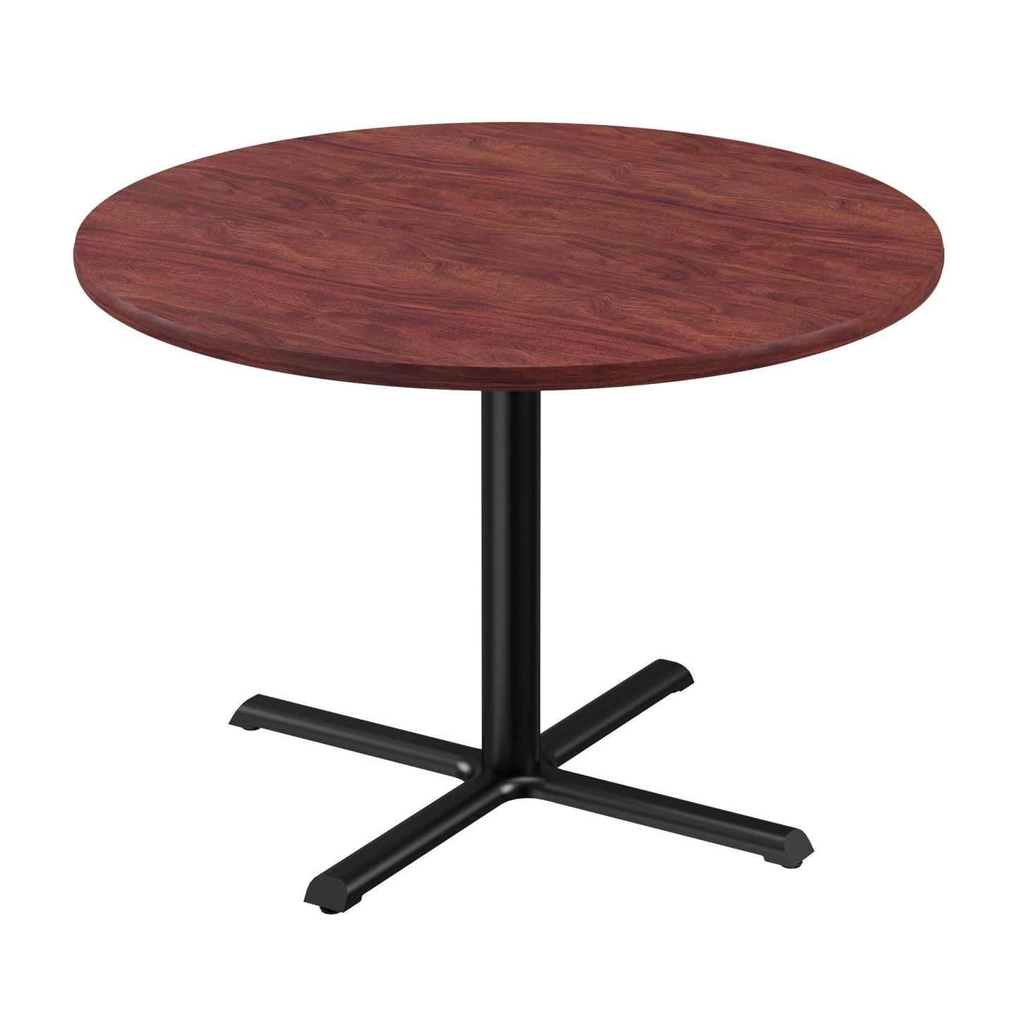 Majestic Office Furniture Bar Stool or Standing Height Deluxe High-Pressure Cafe and Breakroom Table with Cast Iron Base