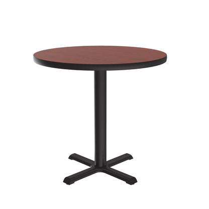 Majestic Office Furniture Deluxe High-Pressure Cafe and Breakroom Table with Cast Iron Base