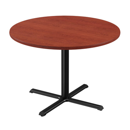 Majestic Office Furniture Bar Stool or Standing Height Deluxe High-Pressure Cafe and Breakroom Table with Cast Iron Base