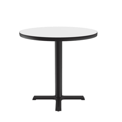 Majestic Office Furniture Deluxe High-Pressure Cafe and Breakroom Table with Cast Iron Base