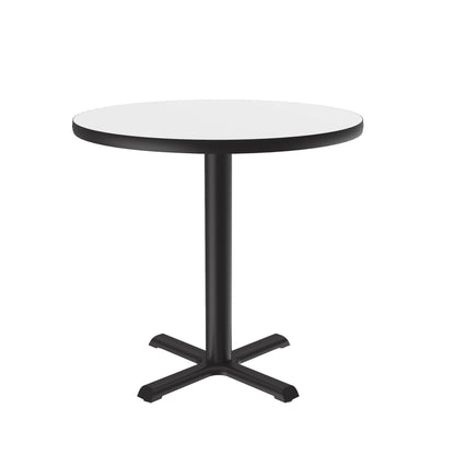 Majestic Office Furniture Deluxe High-Pressure Cafe and Breakroom Table with Cast Iron Base