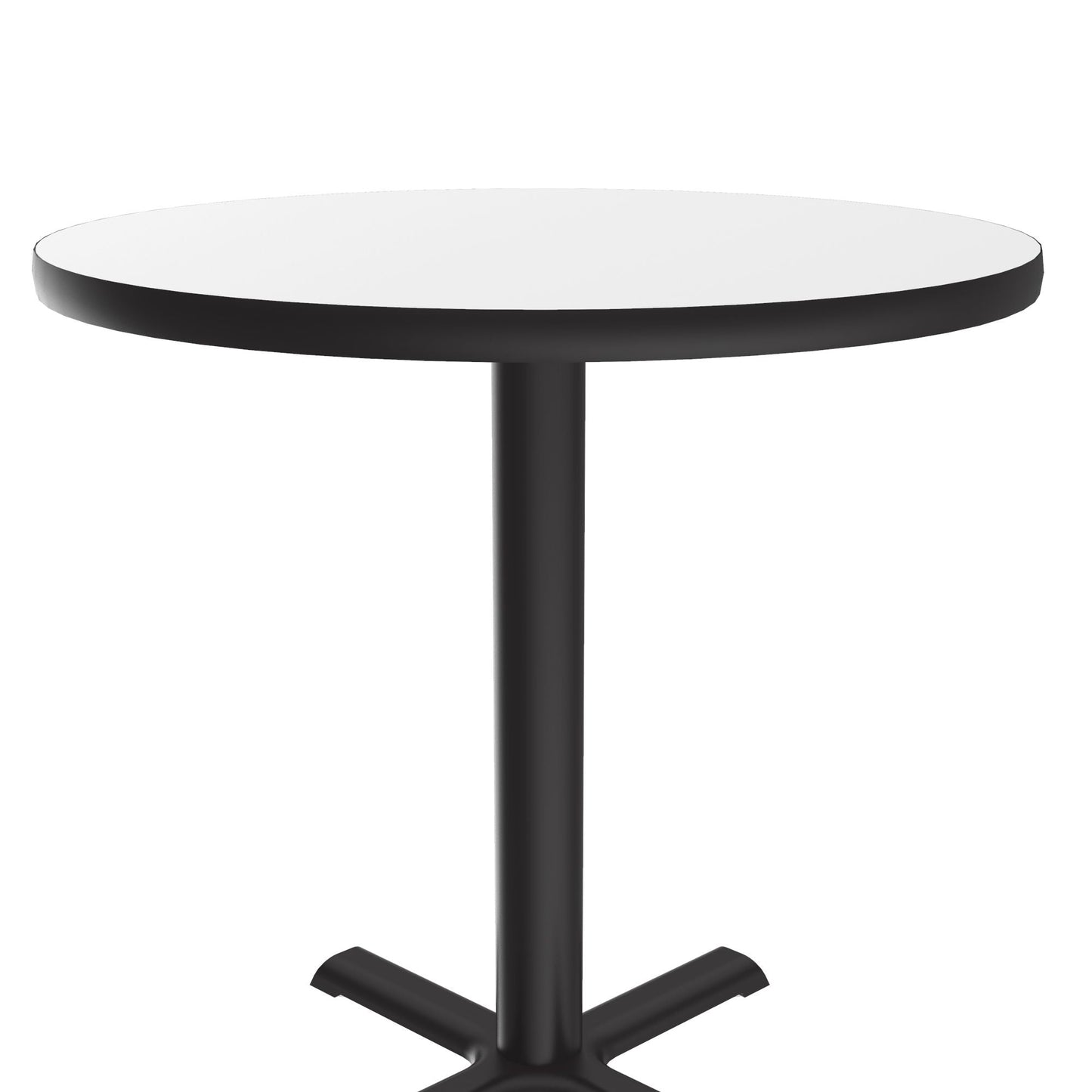Majestic Office Furniture Deluxe High-Pressure Cafe and Breakroom Table with Cast Iron Base