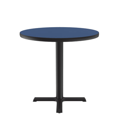 Majestic Office Furniture Deluxe High-Pressure Cafe and Breakroom Table with Cast Iron Base