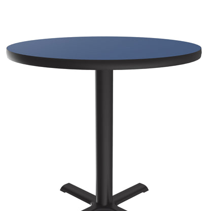 Majestic Office Furniture Deluxe High-Pressure Cafe and Breakroom Table with Cast Iron Base
