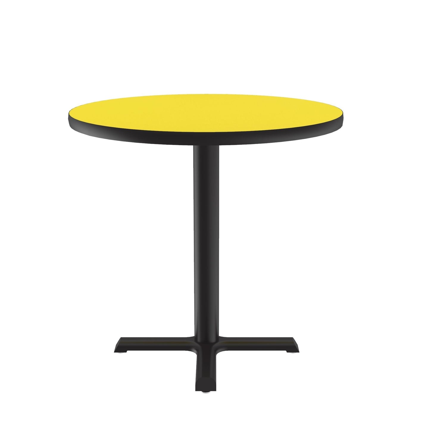Majestic Office Furniture Deluxe High-Pressure Cafe and Breakroom Table with Cast Iron Base