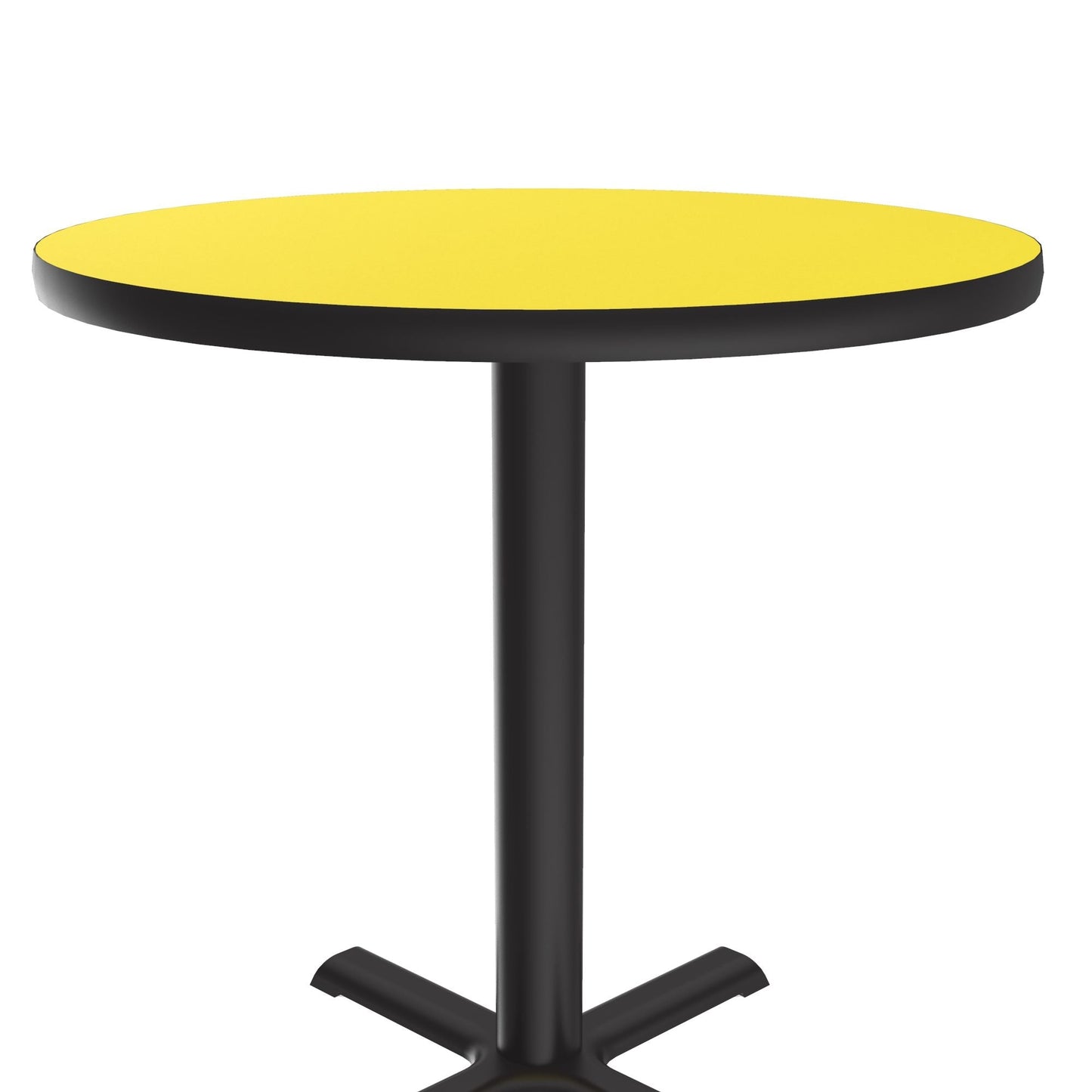 Majestic Office Furniture Deluxe High-Pressure Cafe and Breakroom Table with Cast Iron Base