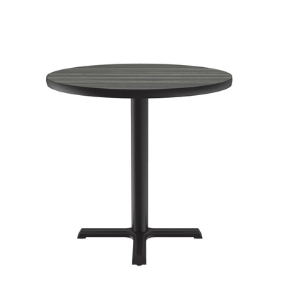 Majestic Office Furniture Deluxe High-Pressure Cafe and Breakroom Table with Cast Iron Base