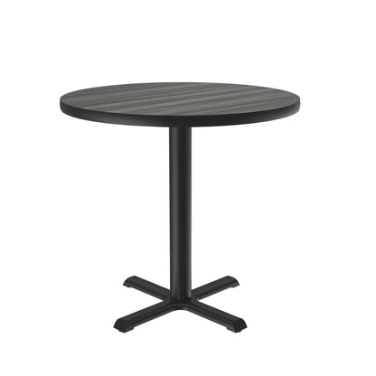 Majestic Office Furniture Deluxe High-Pressure Cafe and Breakroom Table with Cast Iron Base