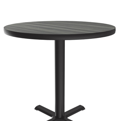 Majestic Office Furniture Deluxe High-Pressure Cafe and Breakroom Table with Cast Iron Base