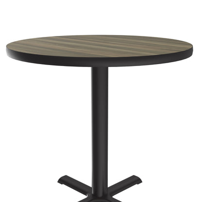 Majestic Office Furniture Deluxe High-Pressure Cafe and Breakroom Table with Cast Iron Base
