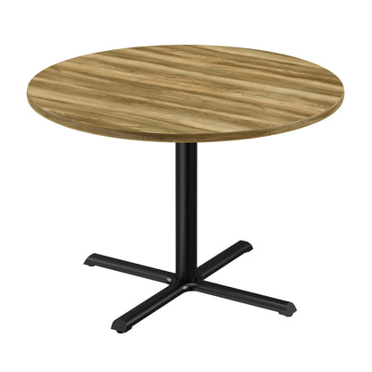 Majestic Office Furniture Bar Stool or Standing Height Deluxe High-Pressure Cafe and Breakroom Table with Cast Iron Base