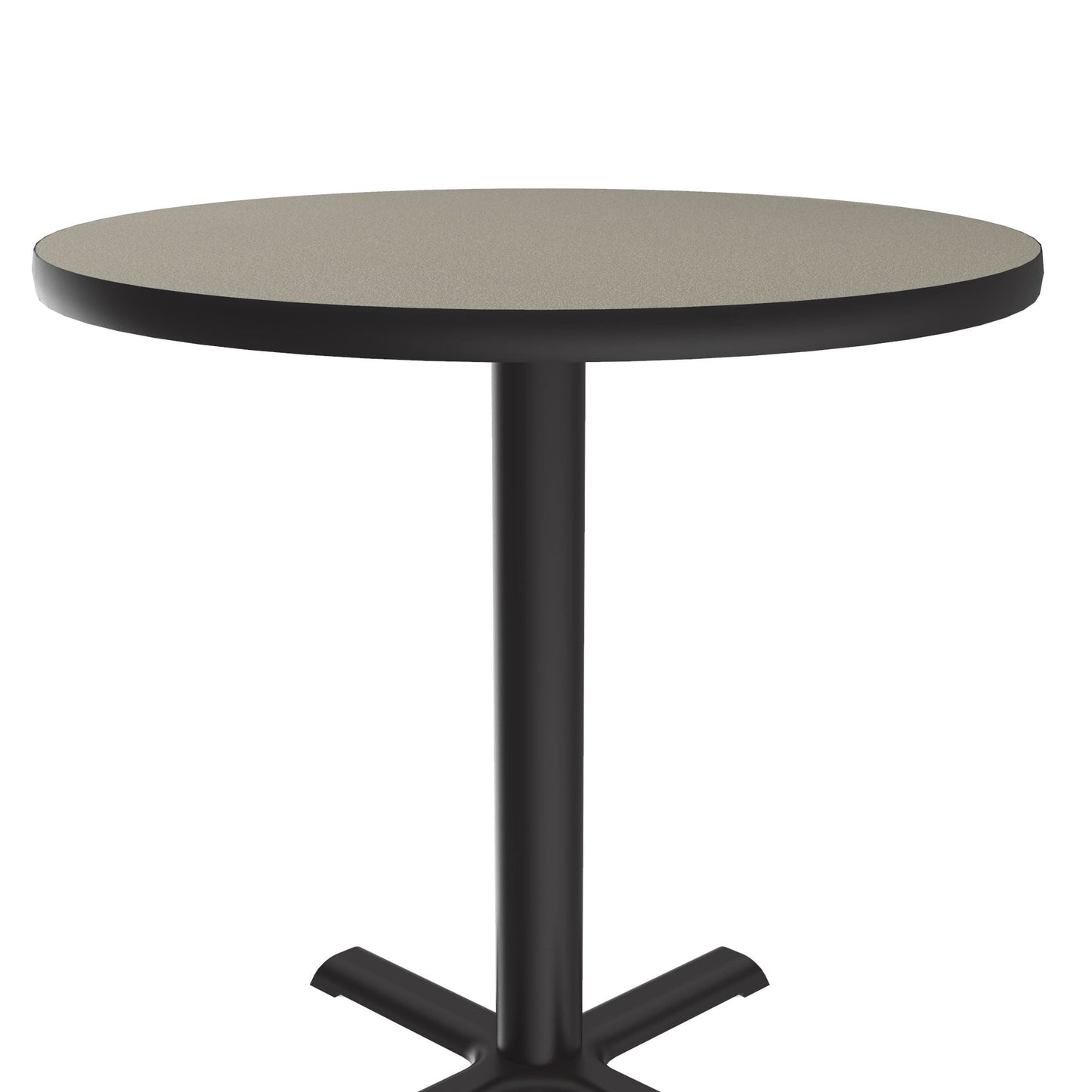 Majestic Office Furniture Deluxe High-Pressure Cafe and Breakroom Table with Cast Iron Base
