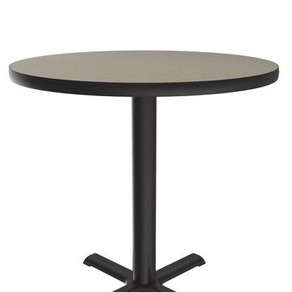 Majestic Office Furniture Deluxe High-Pressure Cafe and Breakroom Table with Cast Iron Base