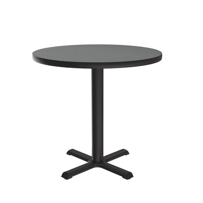 Majestic Office Furniture Deluxe High-Pressure Cafe and Breakroom Table with Cast Iron Base