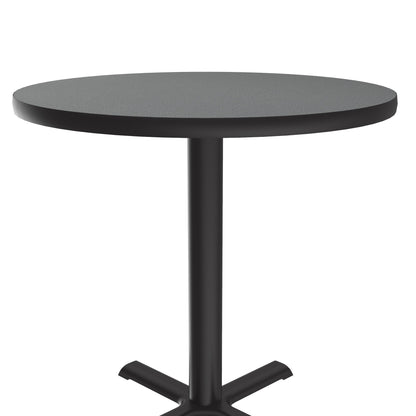 Majestic Office Furniture Deluxe High-Pressure Cafe and Breakroom Table with Cast Iron Base