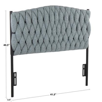 Lumisource Braided Matisse Twin Headboard