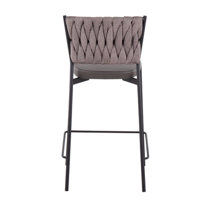 Majestic Office Furniture Tania 24" Fixed-Height Counter Stool - Set of 2