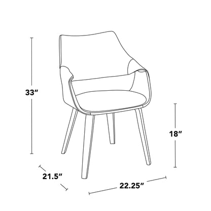Majestic Office Furniture High Back Chair - Set of 2