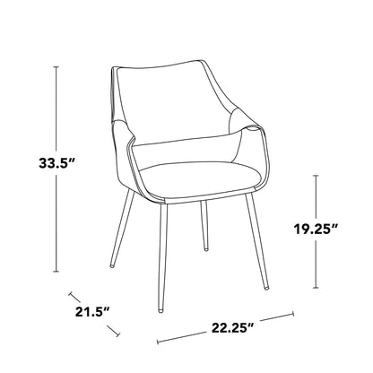 Majestic Office Furniture High Back Chair - Set of 2