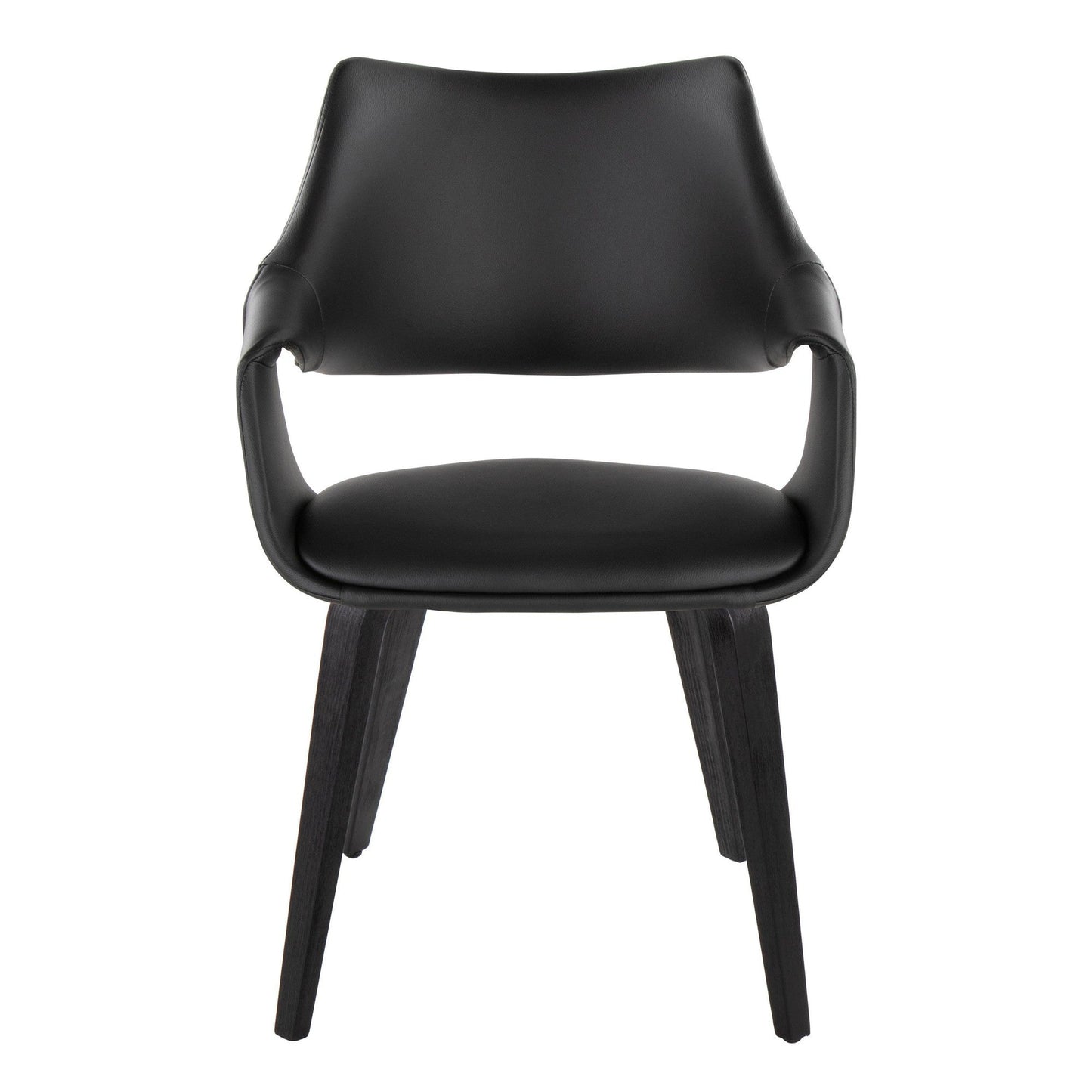 Lumisource Curvo High Back Upholstered Chair - Set of 2
