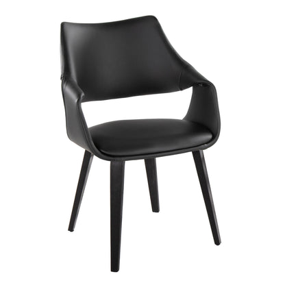 Lumisource Curvo High Back Upholstered Chair - Set of 2