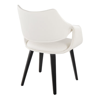 Lumisource Curvo High Back Upholstered Chair - Set of 2