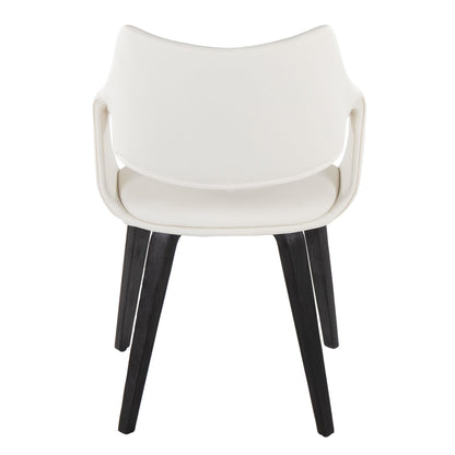 Lumisource Curvo High Back Upholstered Chair - Set of 2
