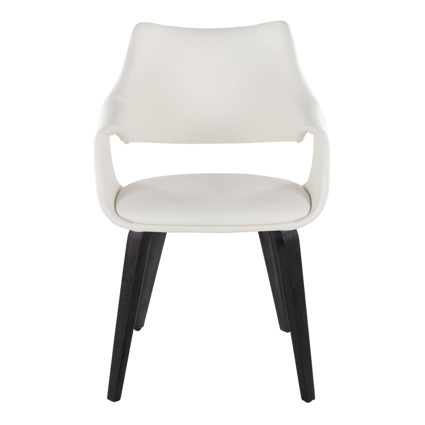 Lumisource Curvo High Back Upholstered Chair - Set of 2