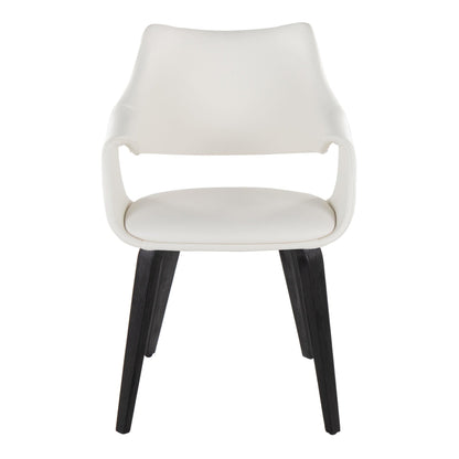 Lumisource Curvo High Back Upholstered Chair - Set of 2