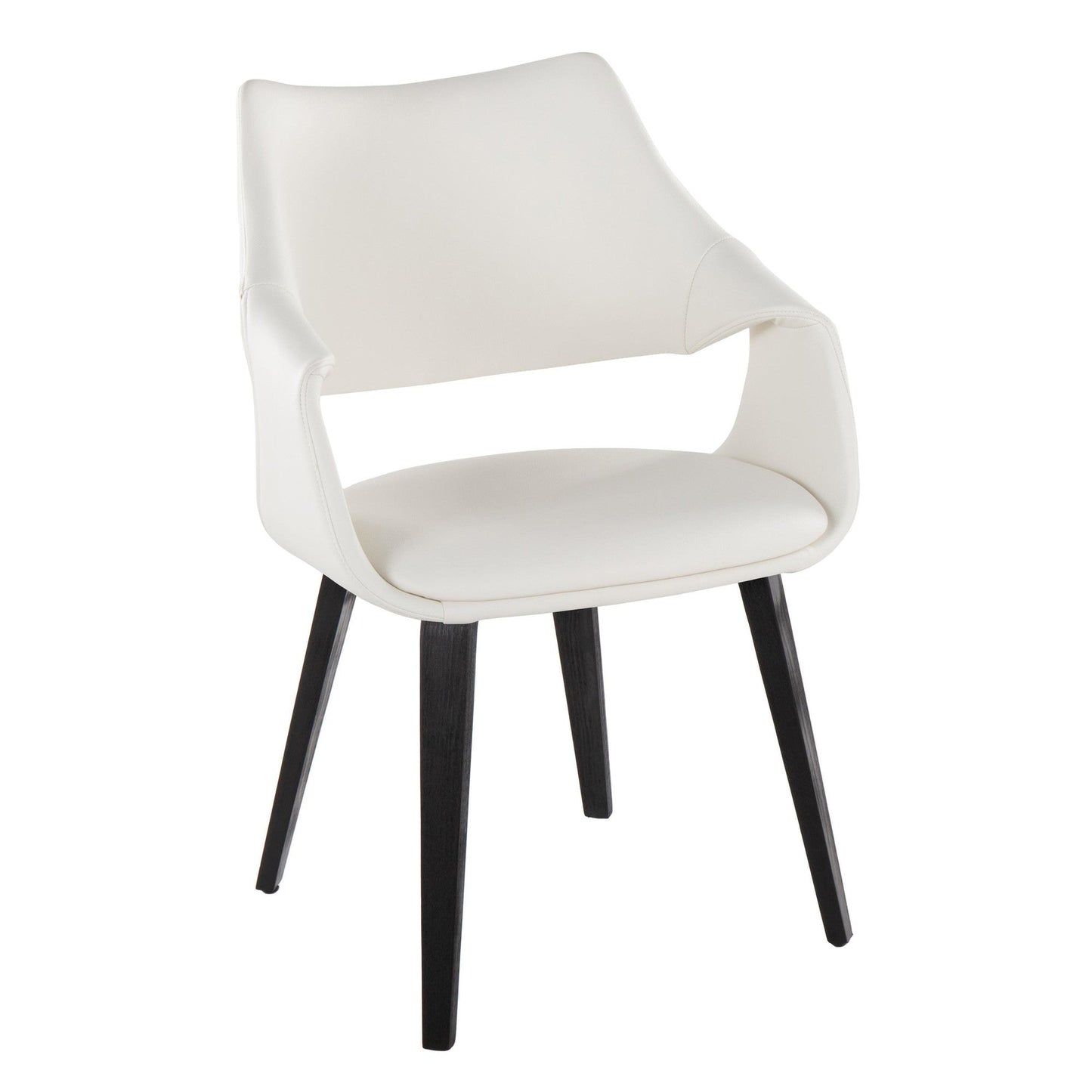 Lumisource Curvo High Back Upholstered Chair - Set of 2